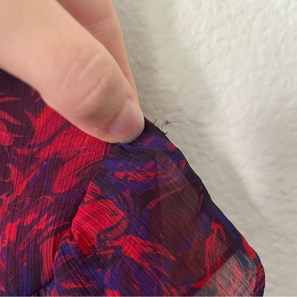 Cinq A Sept Livie Tiered Flowy Floral Mini Dress in Women’s Size 4 - Picture 11 of 15